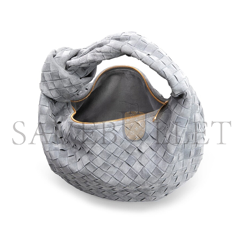 BOTTEGA VENETA JODIE TEEN INTRECCIATO CASHMERE SUEDE SHOULDER BAG 600261 (48*40*16cm)